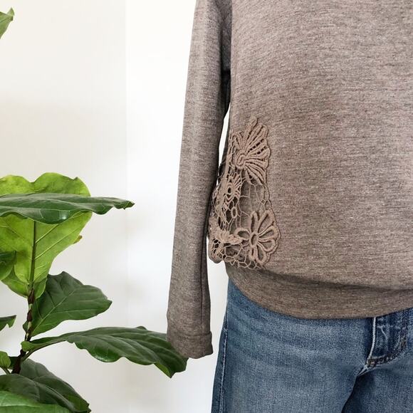 Heather By Bordeaux Super Soft Sweatshirt Size Small - Picture 4 of 10